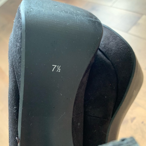 Black suede heel - Picture 4 of 5